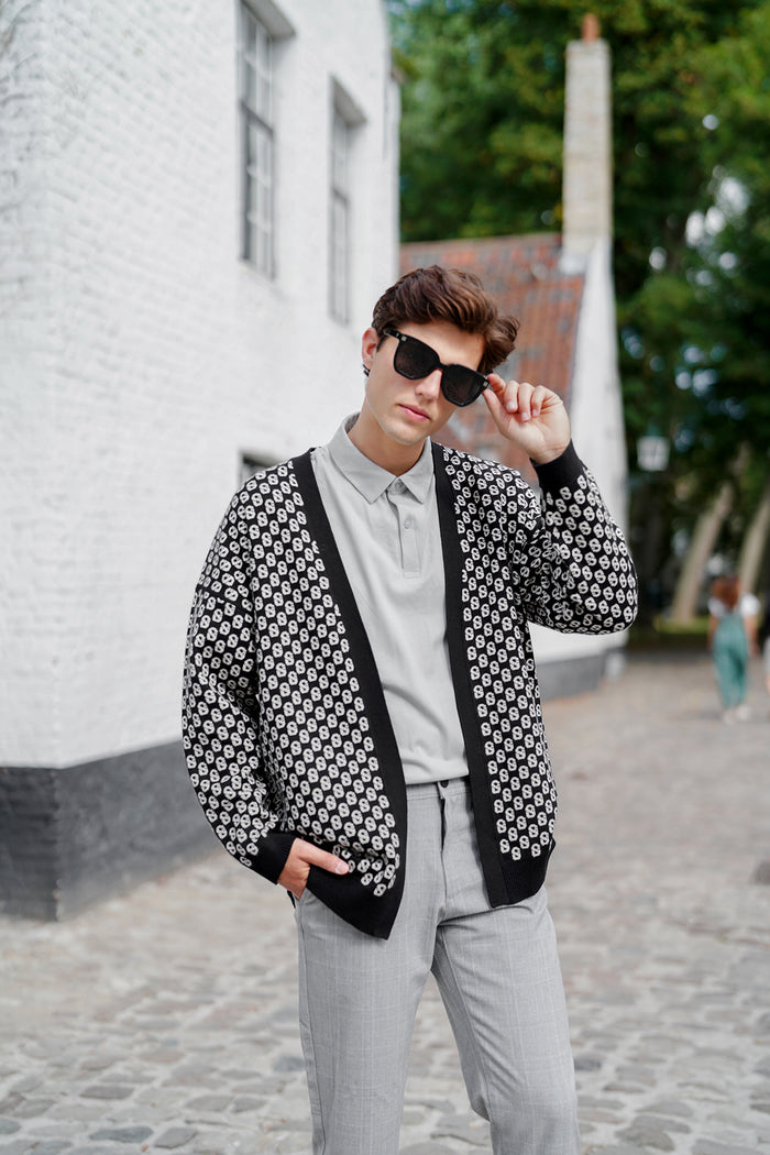 Signature Monogram Outer - Charcoal