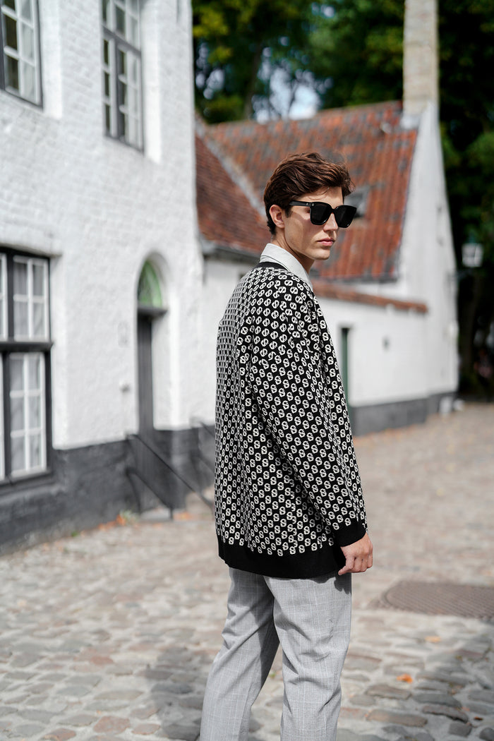 Signature Monogram Outer - Charcoal