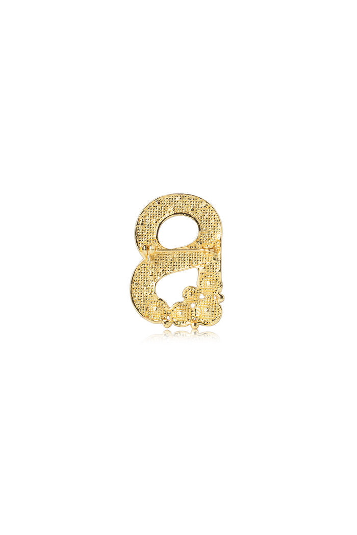 Signature Myta Brooch - Golden