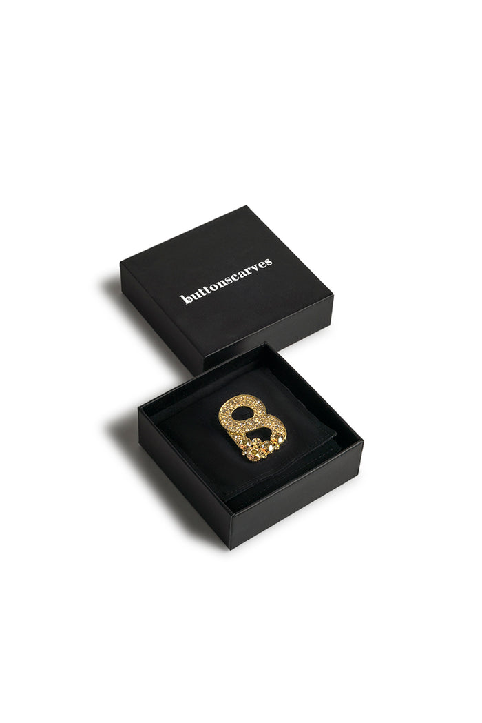 Signature Myta Brooch - Golden