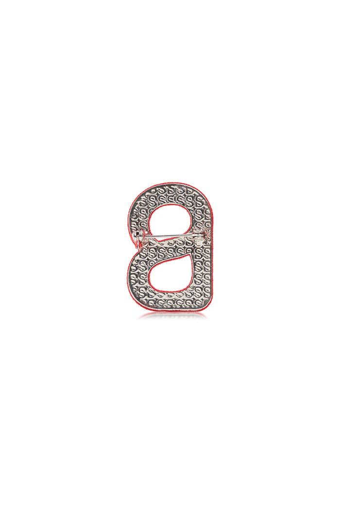Signature Velvet Brooch - Red