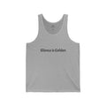 Silence Is Golden Tank Top — Minimalist White Graphic Vest - JSM-Street Dreams