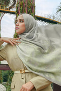 Singapore Satin Shawl - Nature