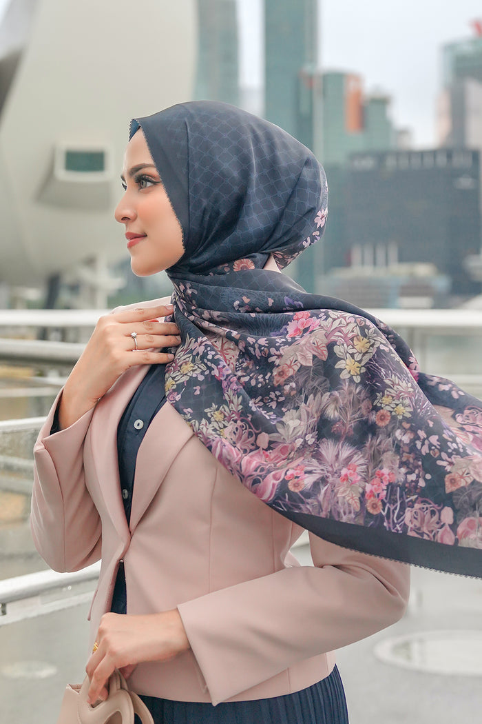 Singapore Satin Shawl - Orchard Road