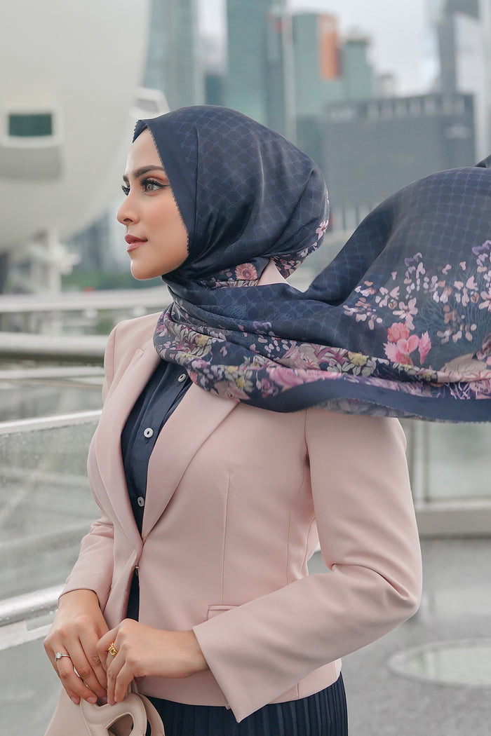 Singapore Satin Shawl - Orchard Road