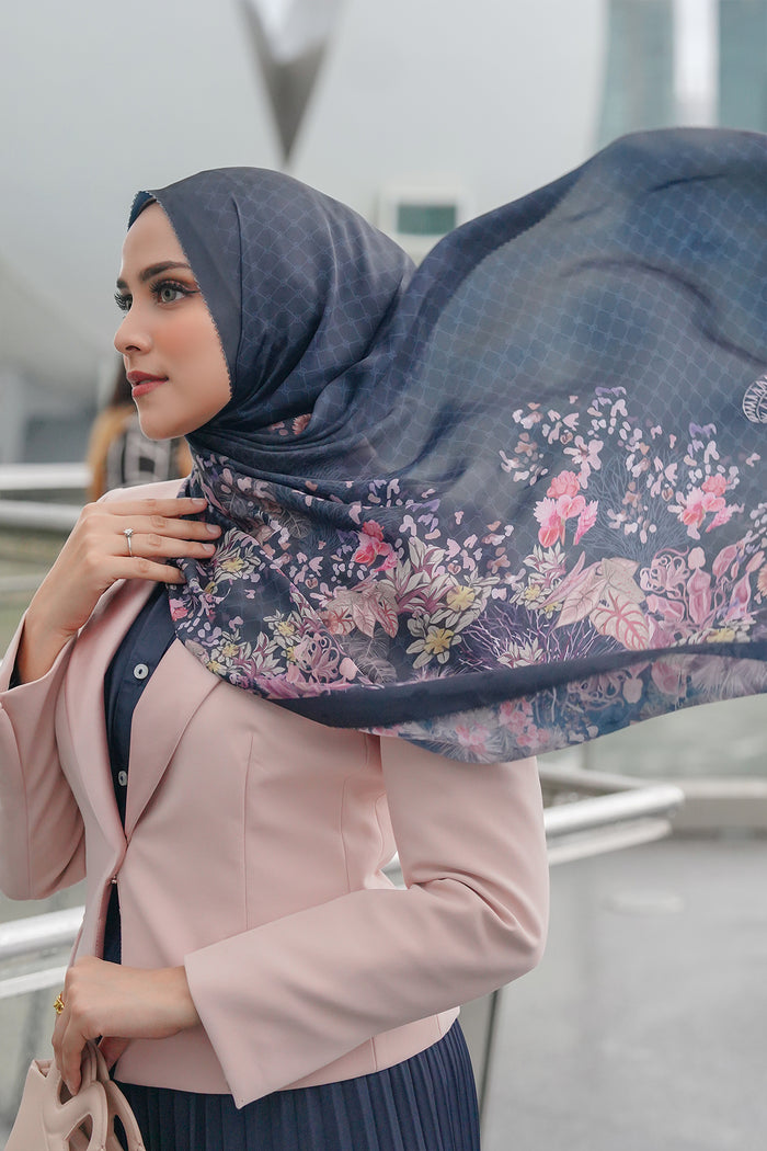 Singapore Satin Shawl - Orchard Road