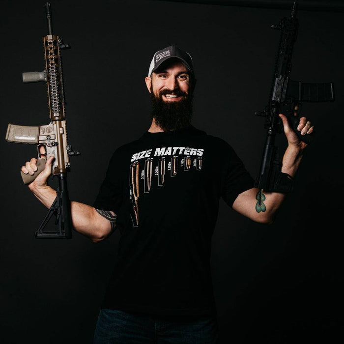 Patriotic Clothing - 2nd Amendment SHhrts - Size Matters