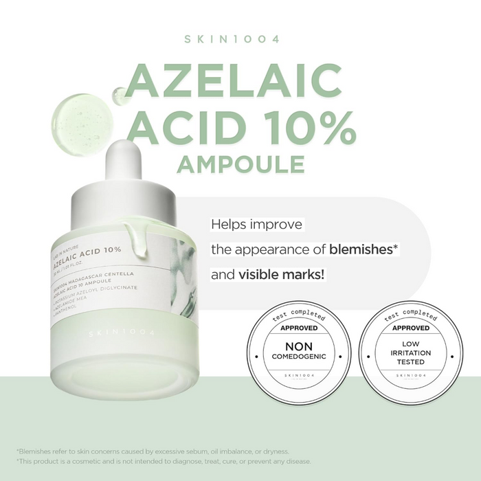Skin1004 Madagascar Centella Lab In Nature Azelaic Acid 10% Ampoule 30ml