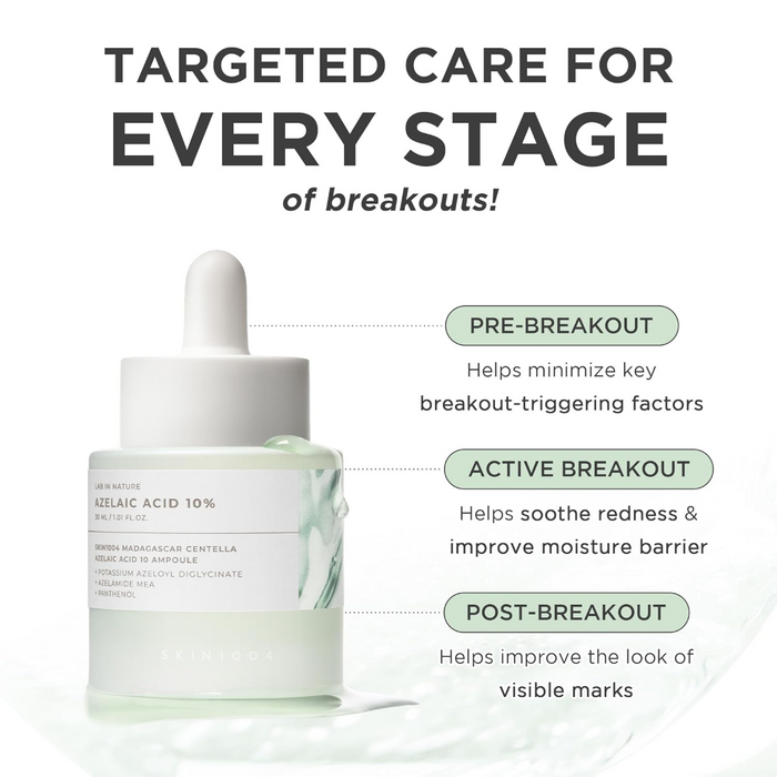 Skin1004 Madagascar Centella Lab In Nature Azelaic Acid 10% Ampoule 30ml