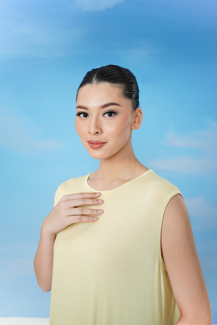 Sleeveless Inner Dress - Wood Ash
