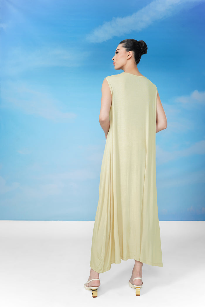 Sleeveless Inner Dress - Wood Ash