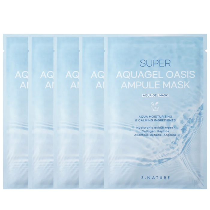 S.Nature Super Aquagel Oasis Ampoule Mask 5 Pack