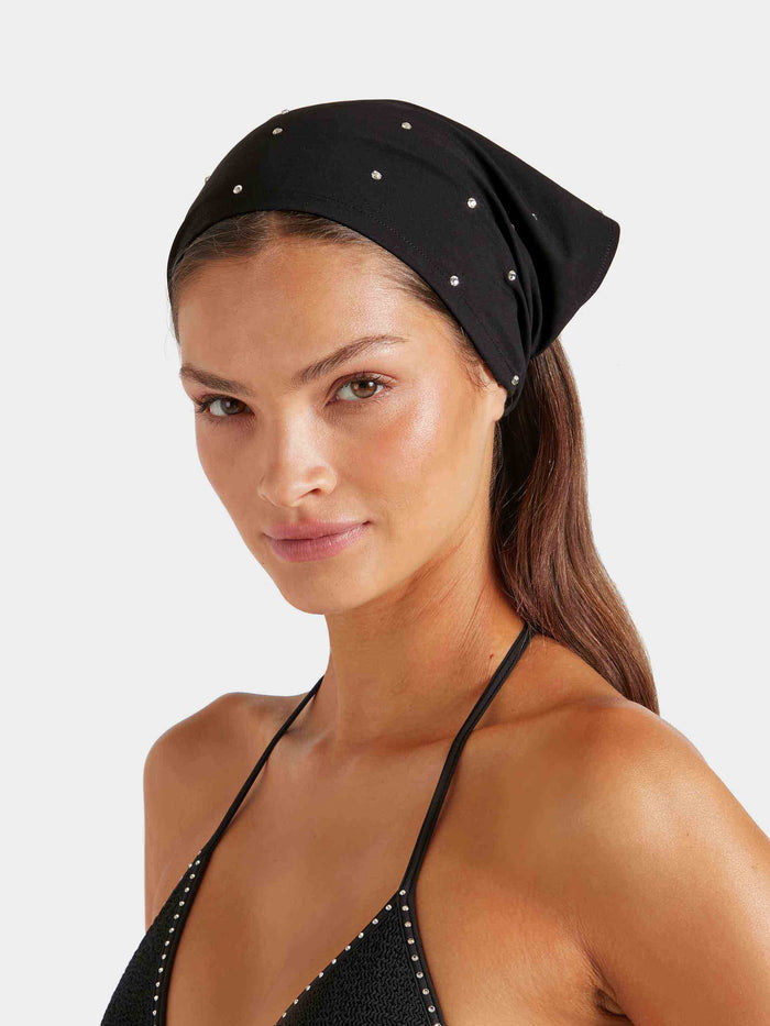 Sofia Swarovski® UPF 50+ Headscarf - Black