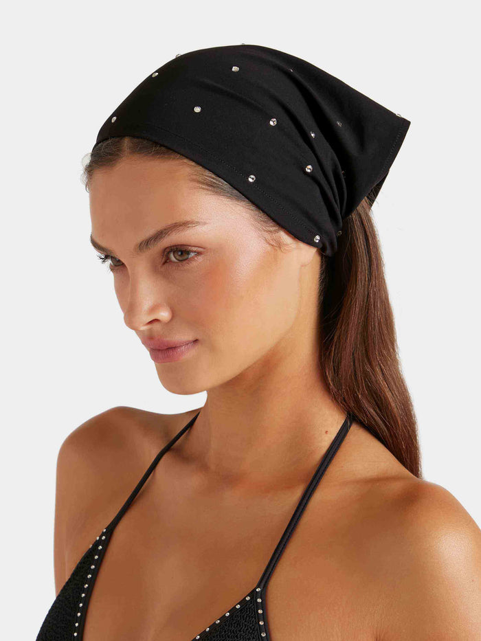 Sofia Swarovski® UPF 50+ Headscarf - Black