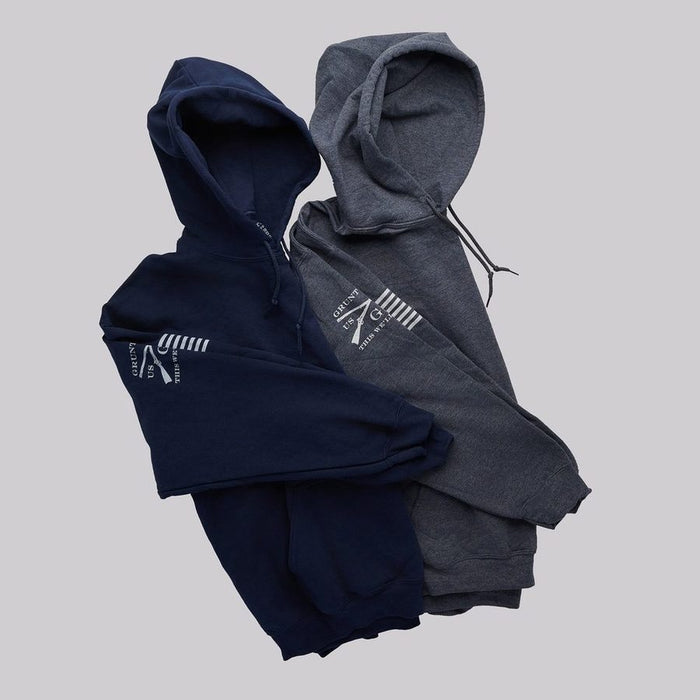 Grunt Style Standard Issue Core Basic Hoodie 2 Pack - Navy & Dark Heather Gray