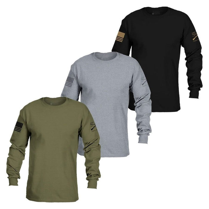 Grunt Style Standard Issue Core Basic Long Sleeve 3 Pack ls tees