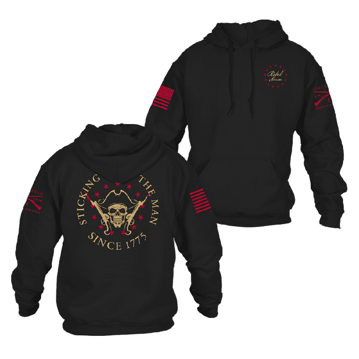 Sticking It To The Man Hoodie - Black