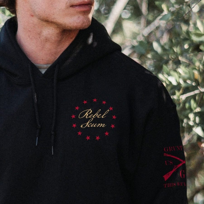 Sticking It To The Man Hoodie - Black
