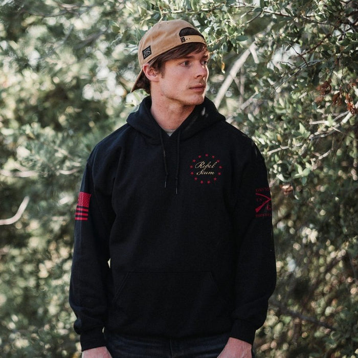 Sticking It To The Man Hoodie - Black