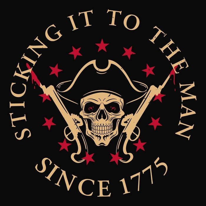 Sticking It To The Man Hoodie - Black