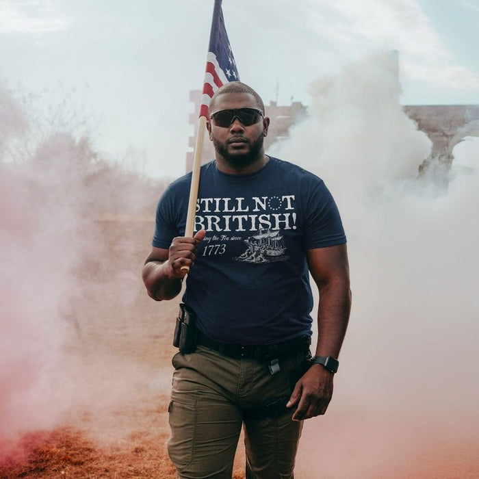 Still Not British T-Shirt - Midnight Navy