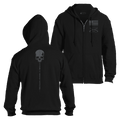 Grunt Style Strength Through Suffering Full-Zip Hoodie - Black