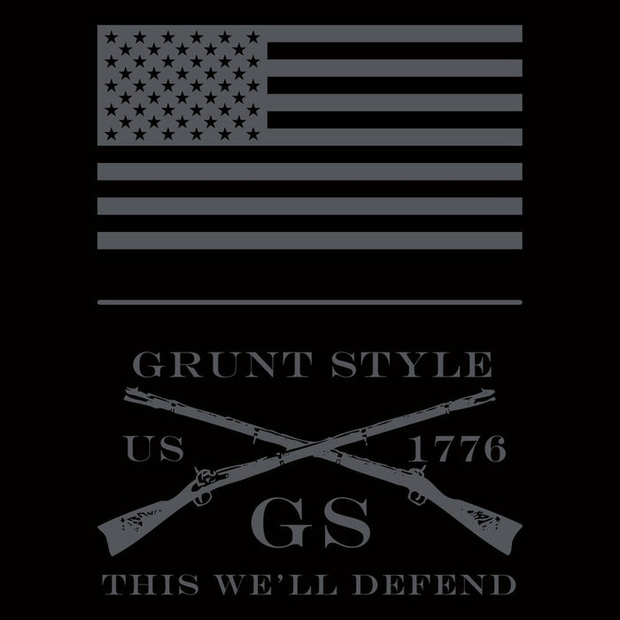 Grunt Style Strength Through Suffering Full-Zip Hoodie - Black-artwork