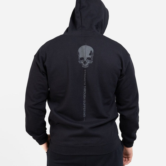 Strength Through Suffering Full-Zip Hoodie - Black