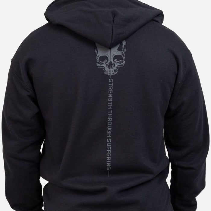 Strength Through Suffering Full-Zip Hoodie - Black
