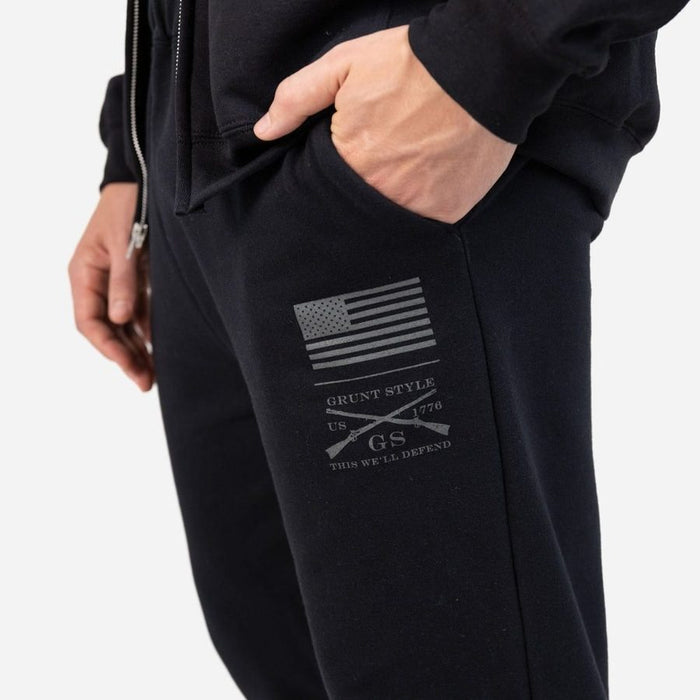 Grunt Style Strength Through Suffering Sweat Pant - Black