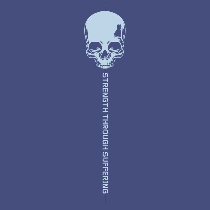 Grunt Style Strength Through Suffering T-Shirt - Sky Blue Artwork