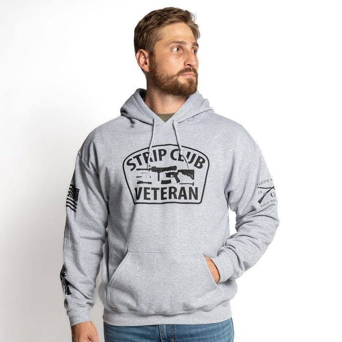 Strip Club Veteran Hoodie - Sport Gray