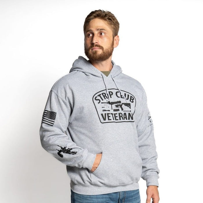 Strip Club Veteran Hoodie - Sport Gray