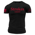 Grunt Style Strokes Count T-Shirt - Black T-Shirt