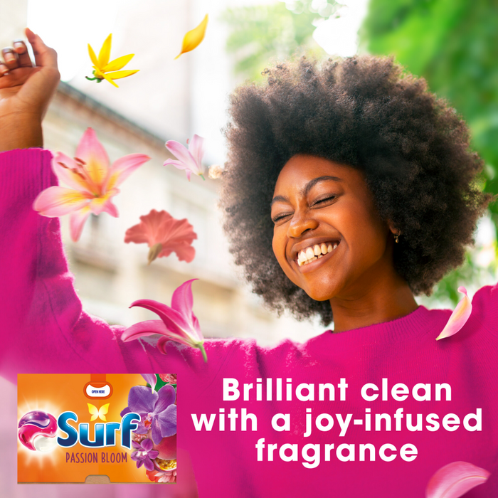 Surf Passion Bloom 3-In-1 Laundry Washing Detergent Capsules 51 Washes
