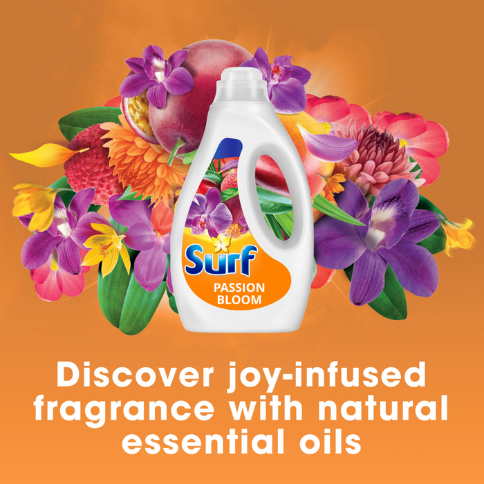 Surf Passion Bloom Concentrated Liquid Laundry Washing Detergent 44 Washes 1188ml