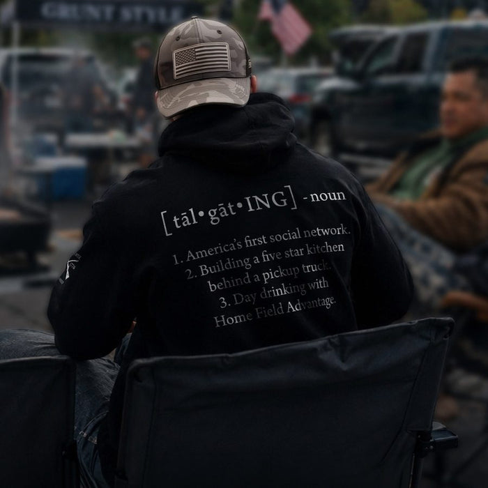 Tailgating Defined Hoodie - Black