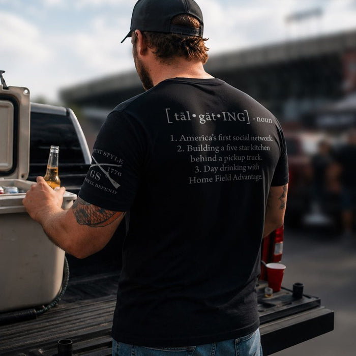 Tailgating Defined T-Shirt - Black