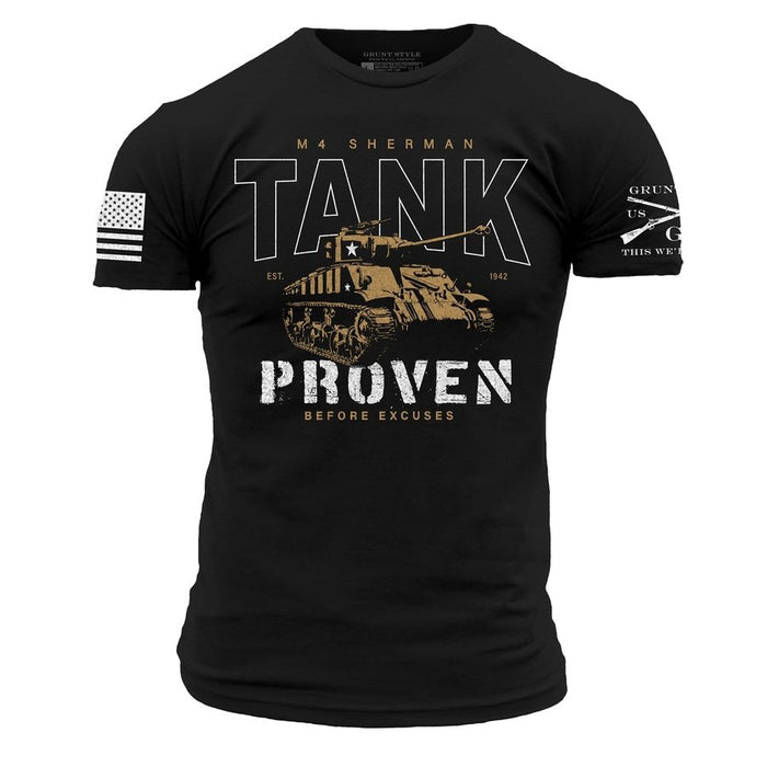 Grunt Style Tank Proven T-Shirt - Black T-Shirt