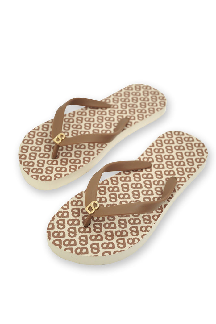 Tapis Flip Flop - White Taupe