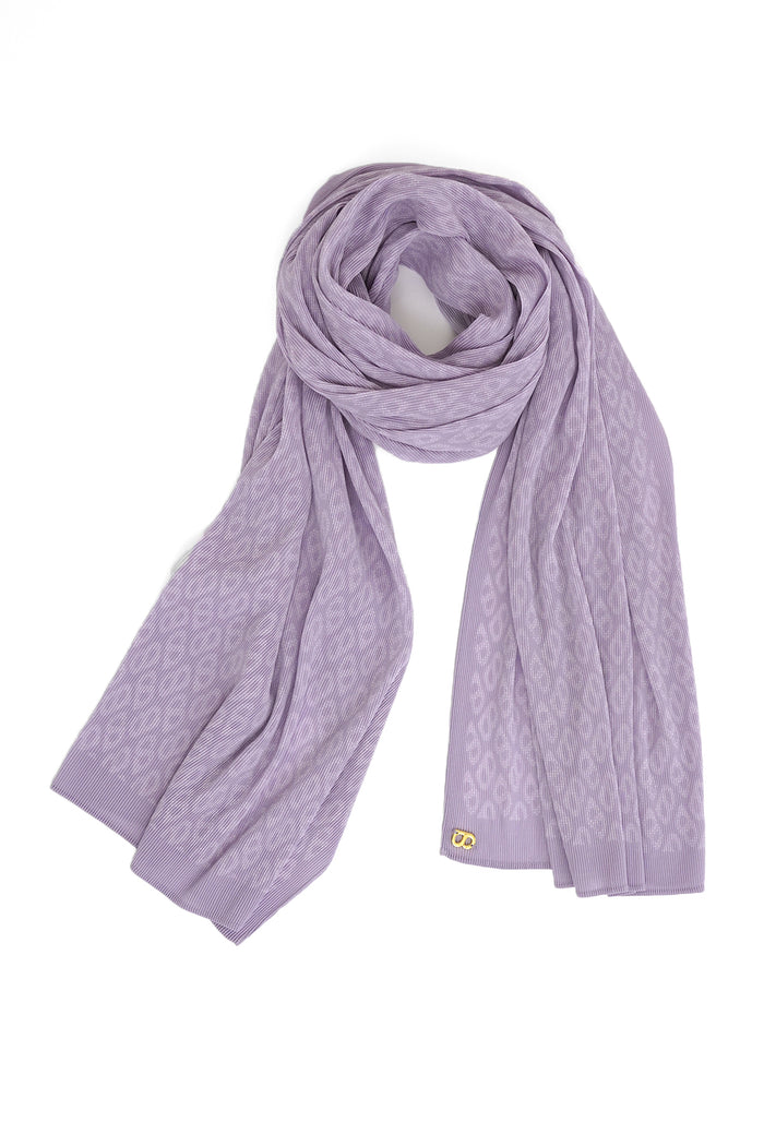 Tapis Pleated Shawl - Lavender