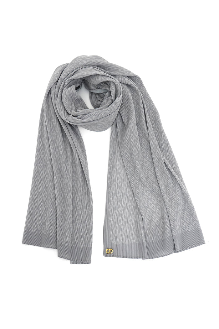 Tapis Pleated Shawl - Storm