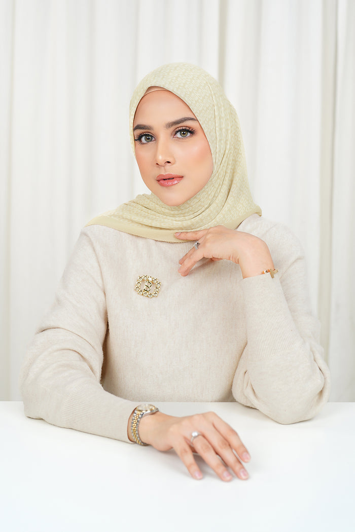 Tapis Pleated Square - Ivory