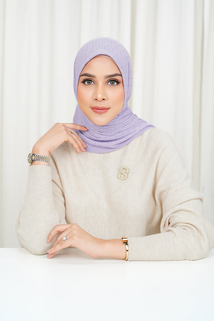 Tapis Pleated Square - Lavender
