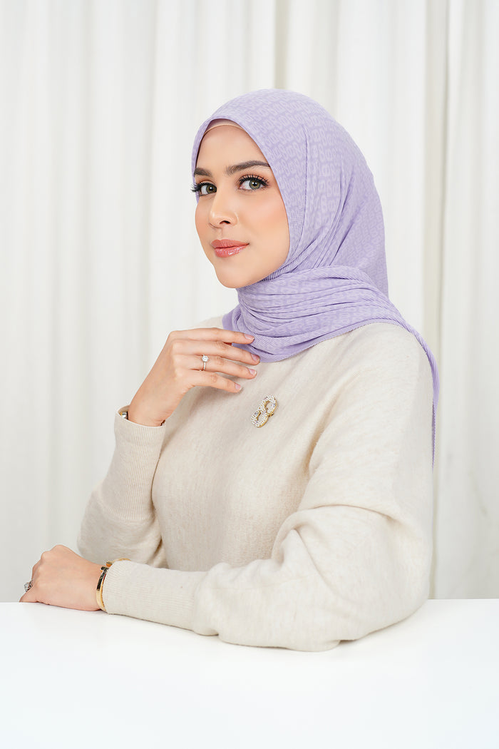 Tapis Pleated Square - Lavender