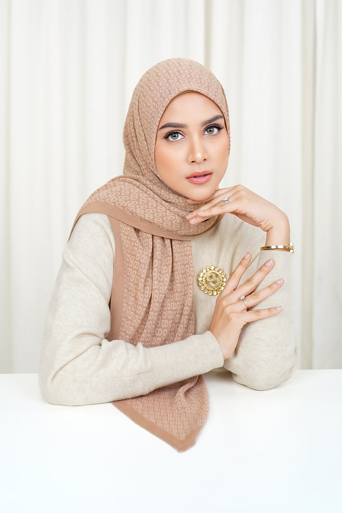 Tapis Pleated Square - Mocha