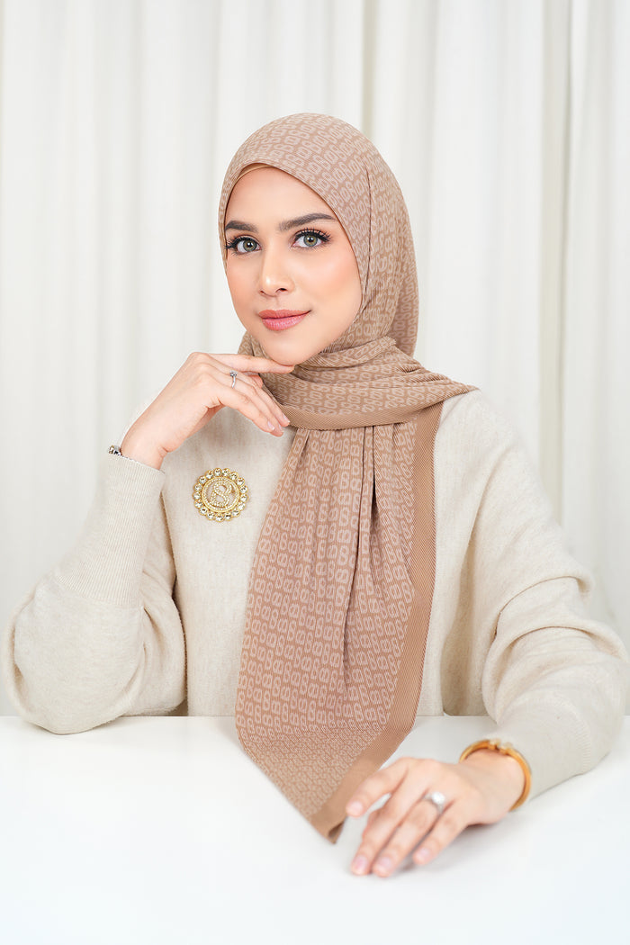 Tapis Pleated Square - Mocha