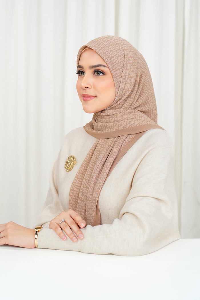 Tapis Pleated Square - Mocha