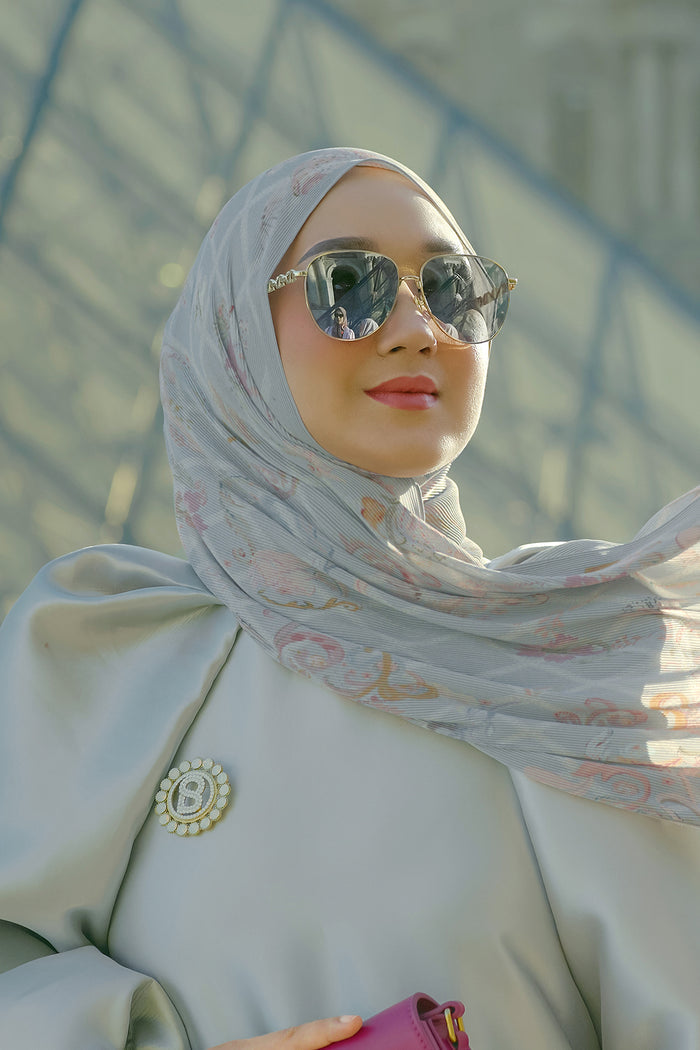 The Autograph Pleated Shawl - Gris