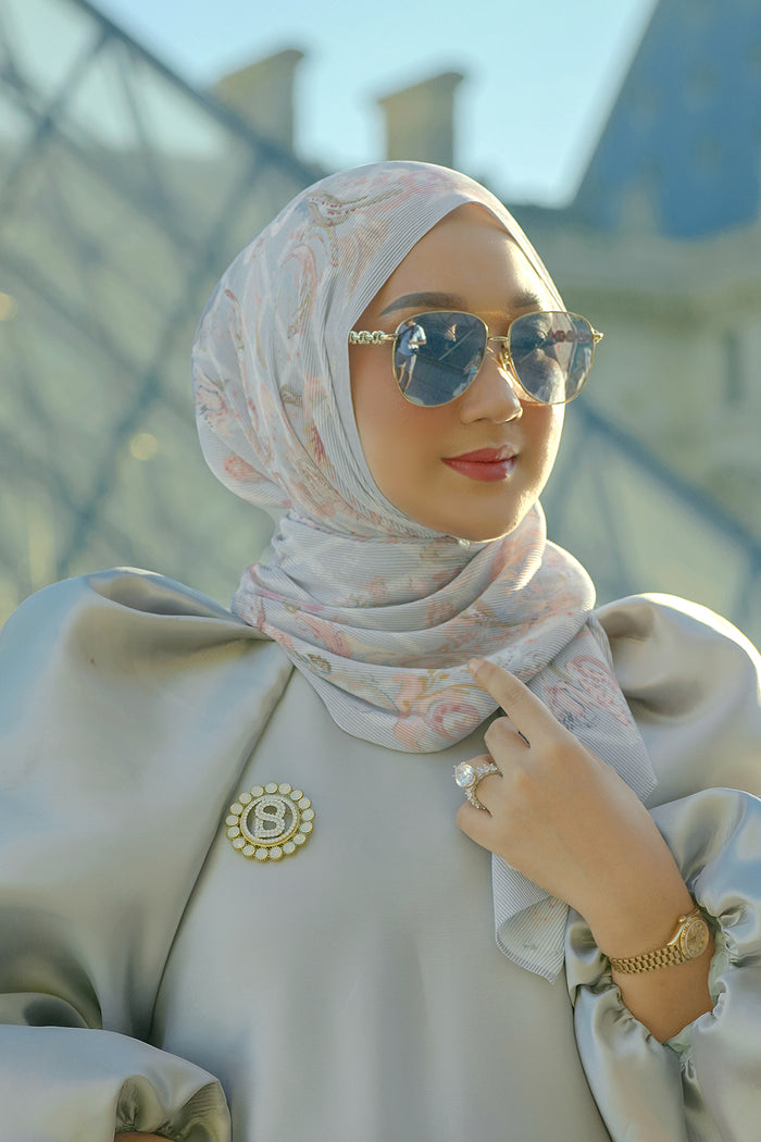 The Autograph Pleated Shawl - Gris